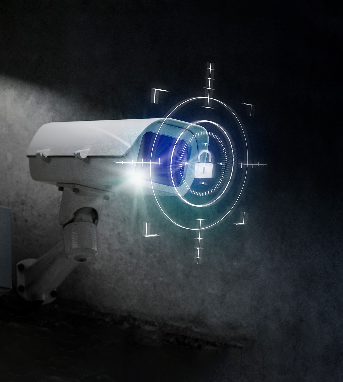 Exterior security camera